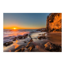 Coucher de soleil à Victoria Beach