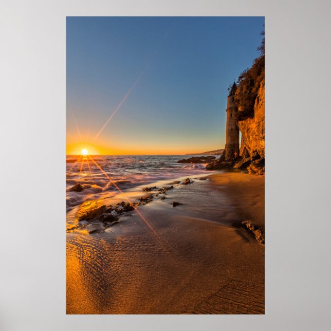 Affiches Coucher de soleil à Victoria Beach 2 (Devant)