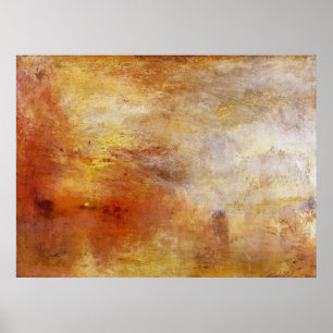 Affiches Coucher de soleil au-dessus d'un lac par Joseph Ma