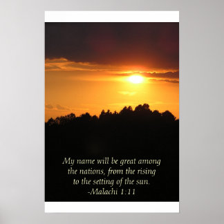 Affiches Coucher De Soleil Dans Les contreforts