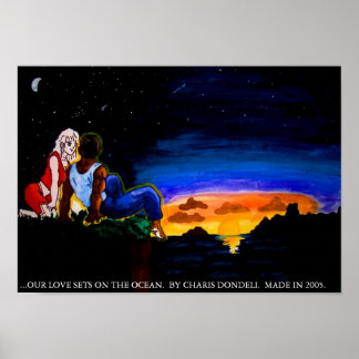 AFFICHES COUCHER DE SOLEIL DE CHARIS