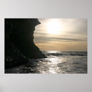 Affiches Coucher de soleil de père Noël Cruz