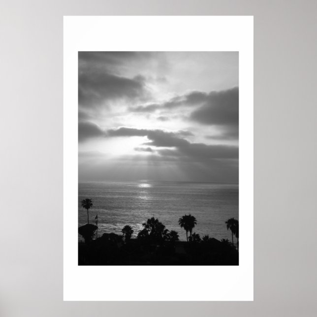 Affiches Coucher de soleil de San Diego (Devant)