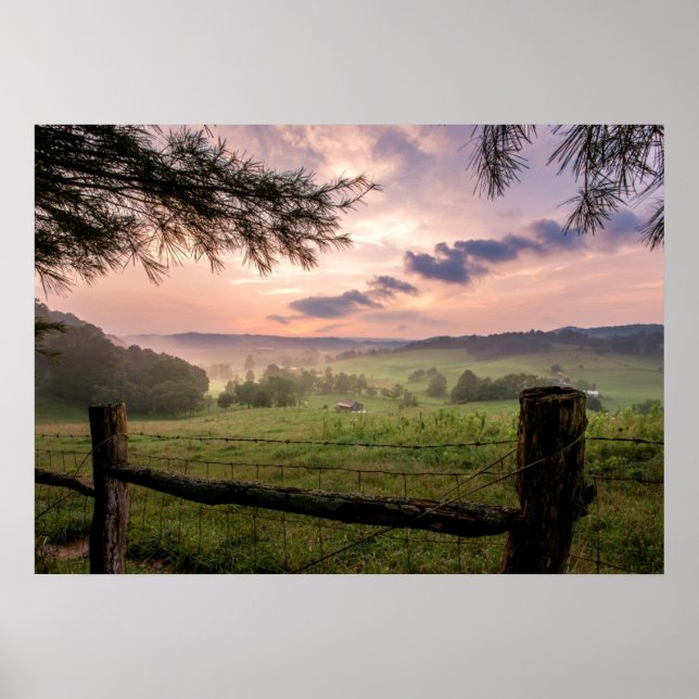 Affiches Coucher de soleil de Virginie (Devant)