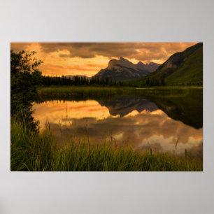 Affiches Coucher de soleil des lacs Vermillion