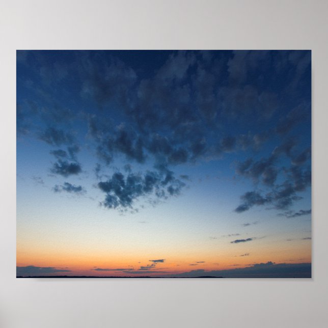 Affiches Coucher de soleil Elk Rapids (Devant)