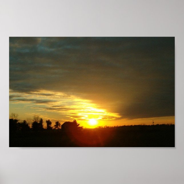 Affiches Coucher de soleil I-57 (Devant)
