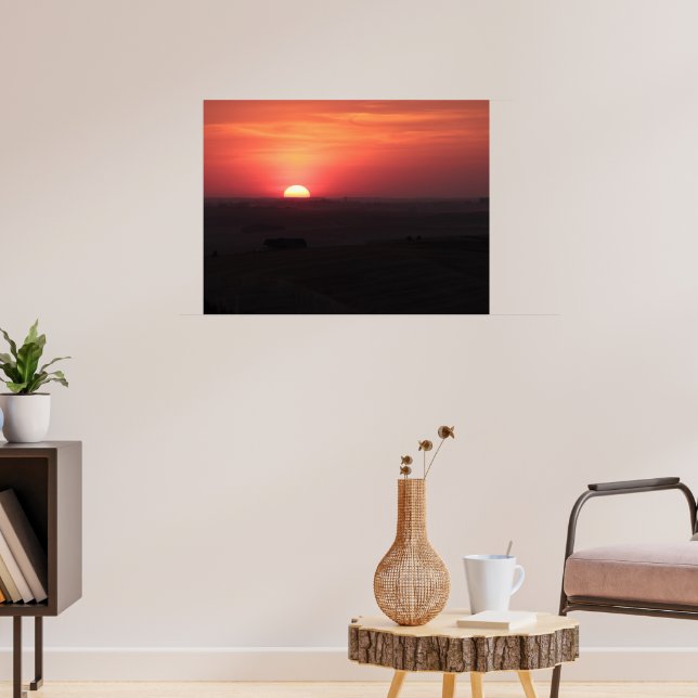 Affiches Coucher de soleil sur la Palouse (Salon 3)