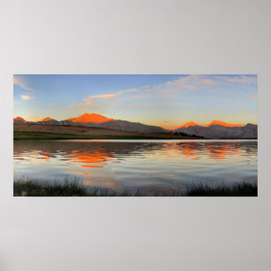 Affiches Coucher de soleil sur la Sierra Crest - sentier Jo
