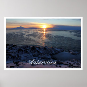 Affiches Coucher de soleil sur le détroit de McMurdo, Antar