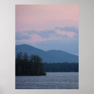 Affiches Coucher de soleil sur le lac 3