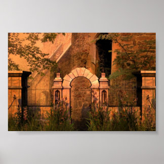 Affiches Coucher de soleil toscan