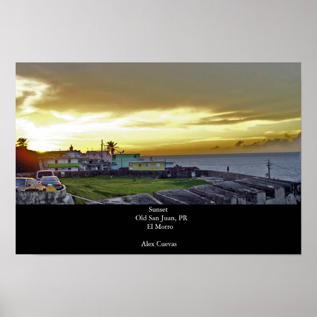 Affiches Coucher du soleil (Devant)