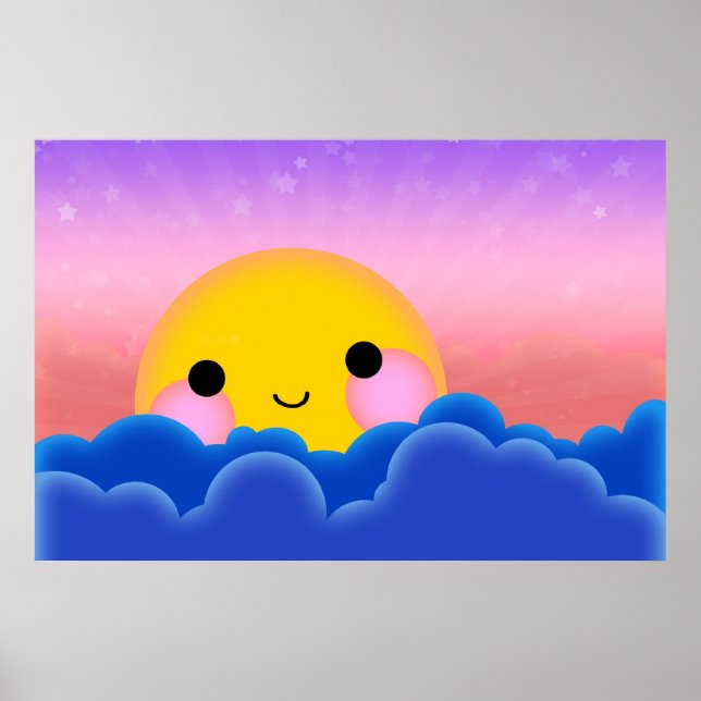 Affiches Coucher du soleil (Devant)