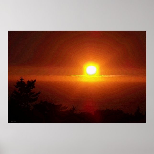 Affiches Coucher du soleil (Devant)