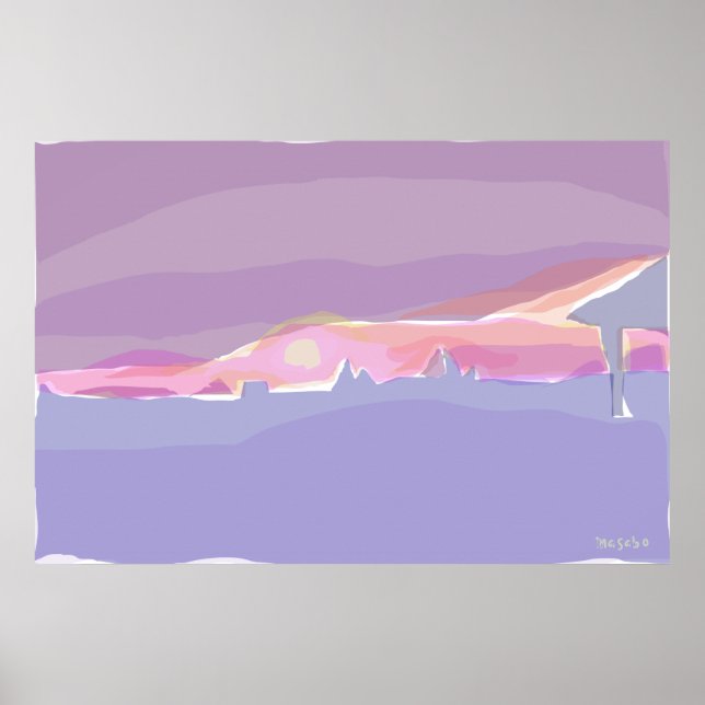 Affiches Coucher du soleil (Devant)