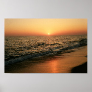 Affiches Coucher du soleil d'Algarve