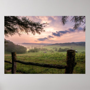 Affiches Coucher du soleil de la Virginie