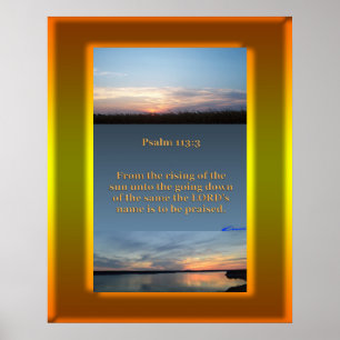 Affiches Coucher du soleil de lever de soleil