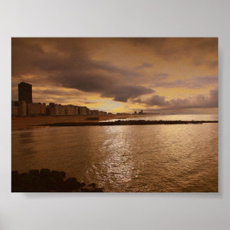 Affiches coucher du soleil oriental