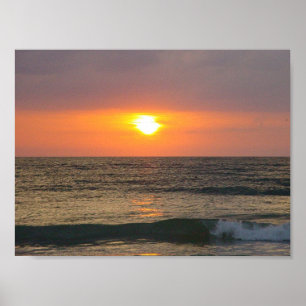 Affiches Coucher du soleil sur le Golfe du Mexique