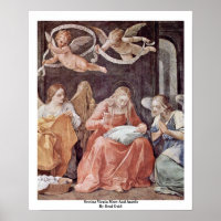 Coudre Vierge Marie Et Anges Par Reni Guido