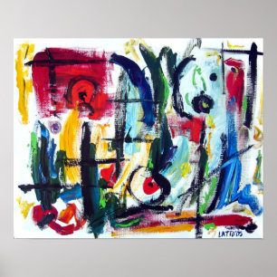 Affiches Couleur Abstraite