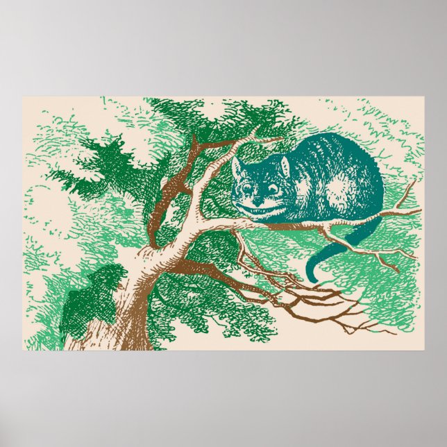 Affiches Couleur Cheshire Chat (Devant)