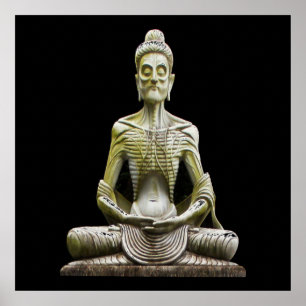 Affiches Couleur de l'affiche Bouddha affamé