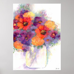 Affiches couleur de l'eau vie