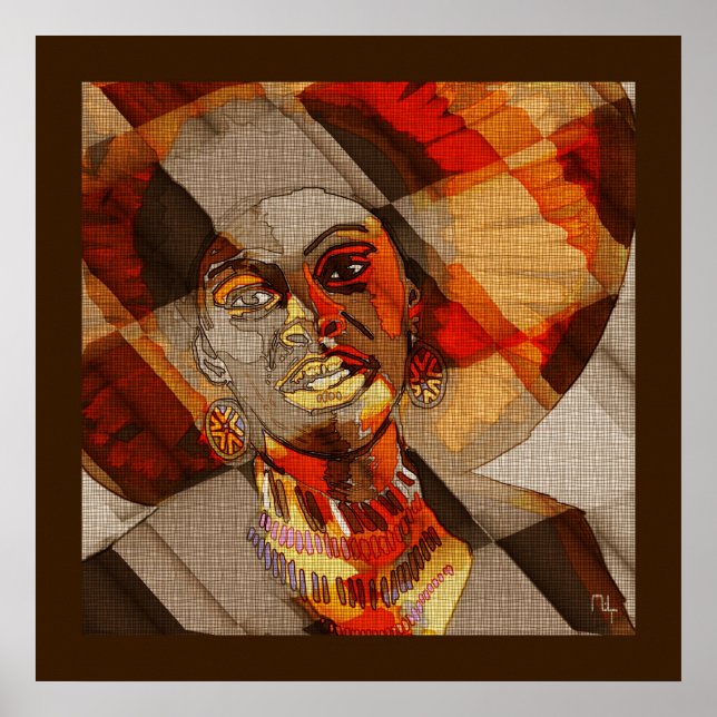 Affiches Couleurs africaines (Devant)