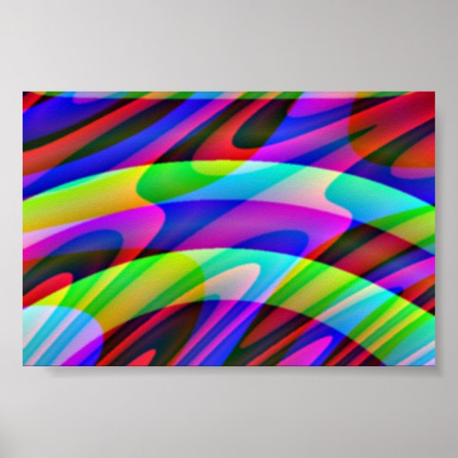 Affiches Couleurs folles 1 (Devant)