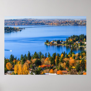 Affiches Couleurs splendides de la chute chez Bellevue