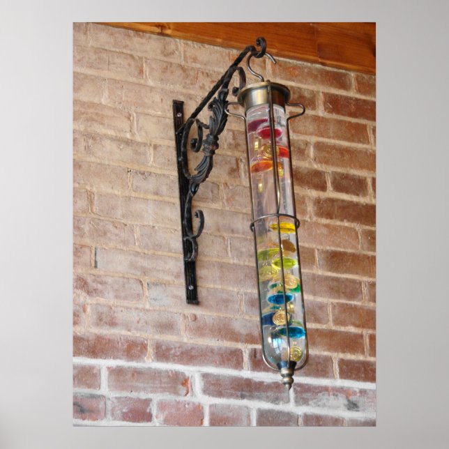 Affiches Couleurs Sur Un Mur De Briques (Devant)