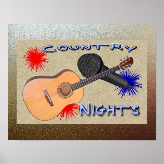 Affiches Country Nights (Devant)