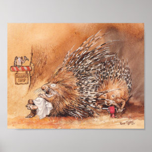 Affiches coupe de cheveux peu commune