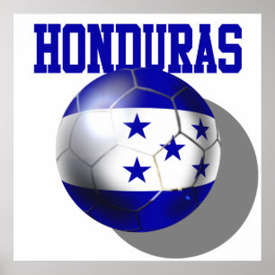 Affiches Coupe du Monde de Football Brésil 2014 Honduras dr