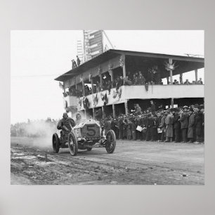 Affiches Coupe Vanderbilt de course automobile, 1908. Photo