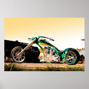 Affiches Couperet de Croc - moto de faune