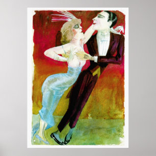 Affiches Couples modernes de danse par Otto Dix