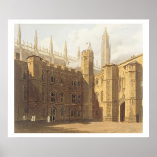 Affiches Cour de College du Roi, Cambridge, 'du Hist