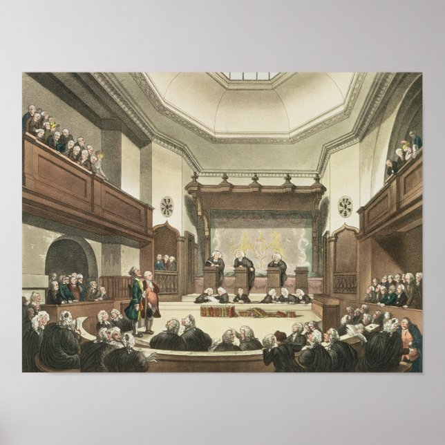 Affiches Cour des Common Pleas, Westminster Hall (Devant)