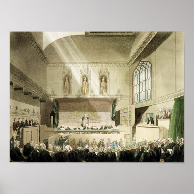 Affiches Cour du Banc du roi, Westminster Hall (Devant)