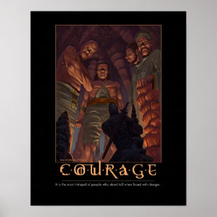 Affiches Courage nouveau