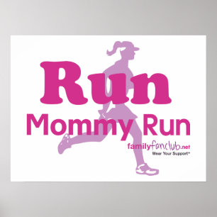 Affiches Courez la course de maman