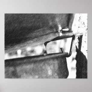 Affiches Courir Maple Sap Bucket Black Pencil Art