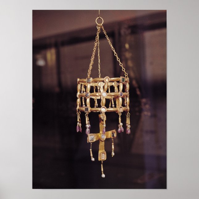 Affiches couronne votive d'un roi wisigoth (Devant)