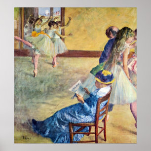 Affiches Cours de danse, la salle de danse par Edgar Degas