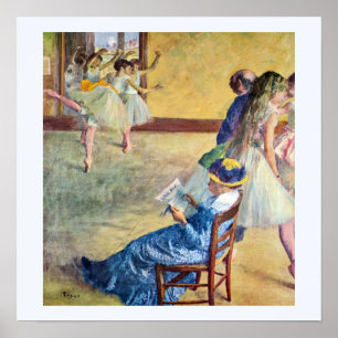 Affiches Cours de danse, salle de danse par Edgar Degas