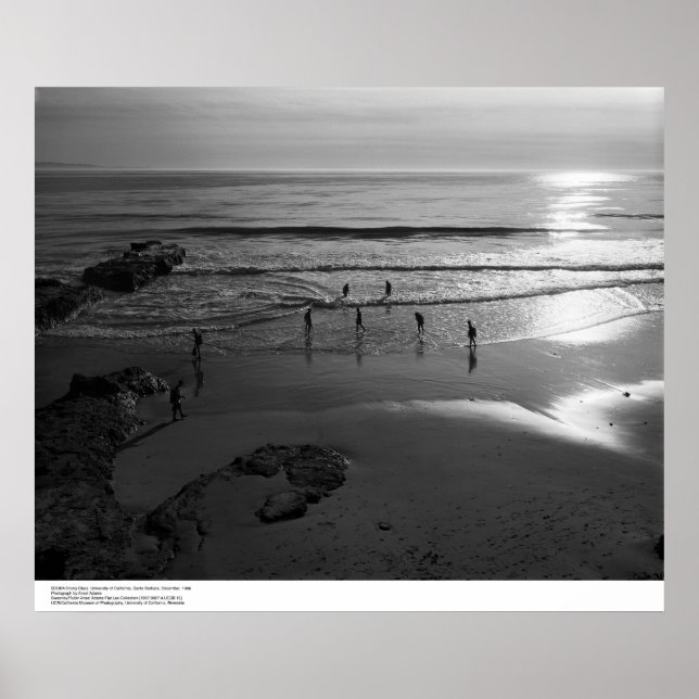 Affiches Cours de plongée, au soleil, décembre 1966 (Devant)